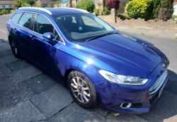 2015 FORD MONDEO ZETEC ESTATE – 1.5 DIESEL – MANUAL – 102K MILES – SAT NAV >>--NO VAT ON HAMMER--<<