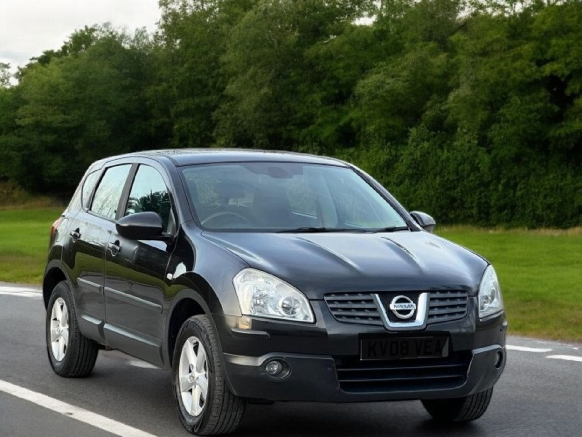 2008 NISSAN QASHQAI 2.0 ACENTA CVT – BLACK, 5 DOOR SUV >>--NO VAT ON HAMMER--<< - Image 2 of 30