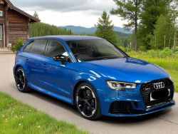 2019 AUDI RS3 2.5 TFSI QUATTRO S TRONIC – ARA BLUE – MEGA SPEC – 59K MILES>>--NO VAT ON HAMMER--<<
