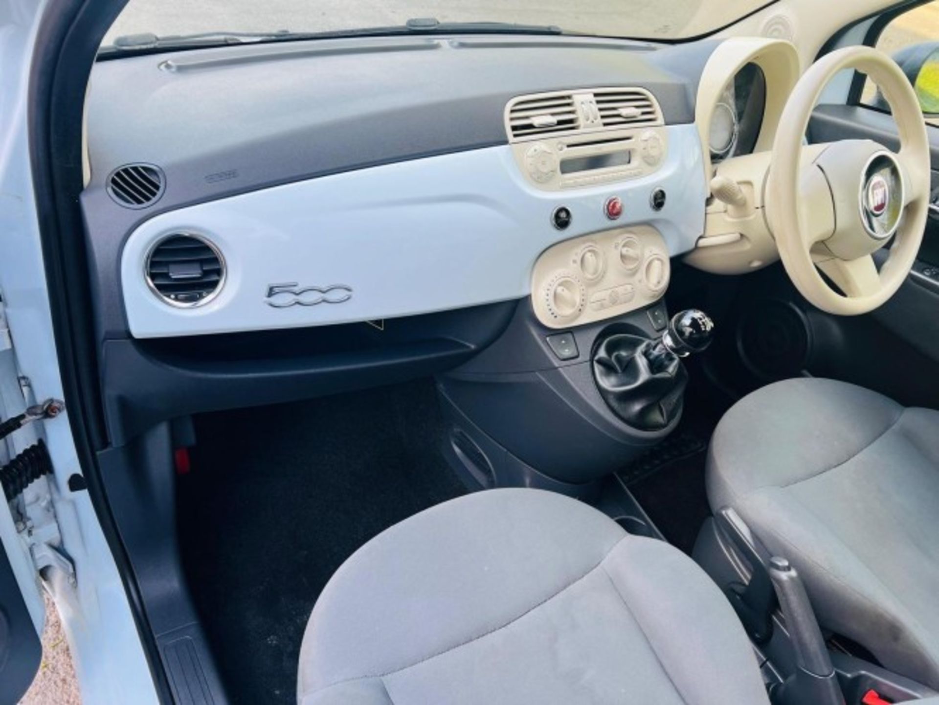 FIAT 500 POP – 2010 – 1.2 PETROL – MANUAL – BLUE >>--NO VAT ON HAMMER--<< - Image 10 of 25