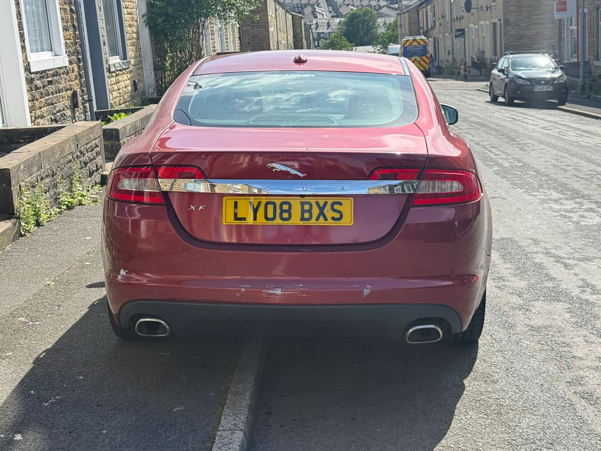 2008 JAGUAR XF LUXURY D V6 AUTO – 2.7 DIESEL – AUTOMATIC – RED >>--NO VAT ON HAMMER--<< - Image 3 of 16