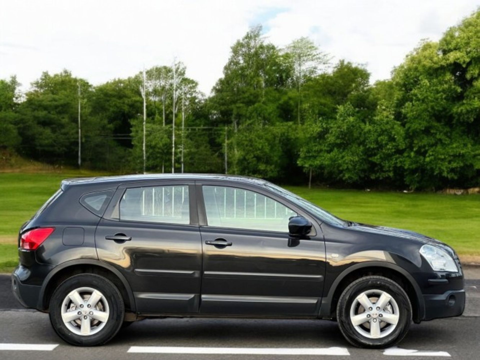 2008 NISSAN QASHQAI 2.0 ACENTA CVT – BLACK, 5 DOOR SUV >>--NO VAT ON HAMMER--<< - Image 3 of 30