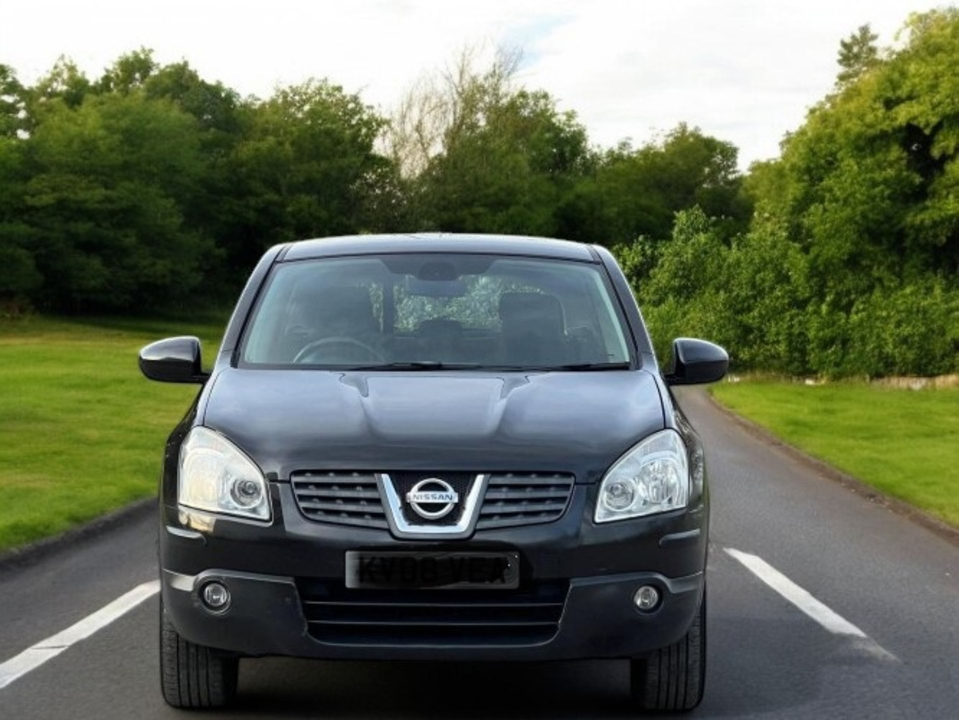2008 NISSAN QASHQAI 2.0 ACENTA CVT – BLACK, 5 DOOR SUV >>--NO VAT ON HAMMER--<< - Image 8 of 30