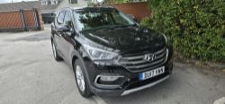 ONLY 40K MILES 2017 HYUNDAI SANTE FE PREMIUM 2.2 DIESEL AUTO 7 SEAT RETAIL £19K *NO VAT ON HAMMER