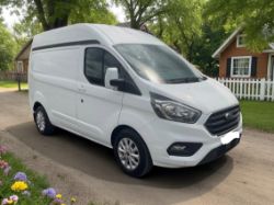 2020 FORD TRANSIT CUSTOM 2.0 ECOBLUE 130PS HIGH ROOF LIMITED VAN >>--NO VAT ON HAMMER--<<
