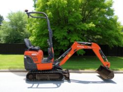 2020 KUBOTA K008-3 1 TON MICRO EXCAVATOR – 1,790 HOURS