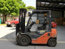 2012 TOYOTA 02-8FGF20 LPG FORKLIFT – 2,000 KG CAPACITY
