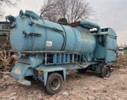 1993 WHALE VACUUM TANKER – DRY WASTE SLURRY TANK WITH TIPPING BODY