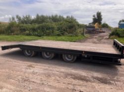 2005 CHIEFTAIN DRAWBAR LOW LOADER TRAILER – TRI AXLE, 25 TON GROSS
