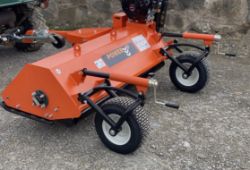 TOWABLE PETROL FLAIL MOWER TOPPER – ATV / QUAD / UTV COMPATIBLE – ELECTRIC START