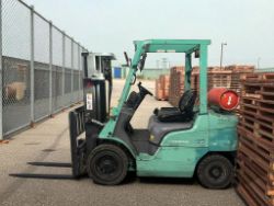 2014 MITSUBISHI FG25NT LPG FORKLIFT – 2,500 KG CAPACITY – TRIPLEX MAST