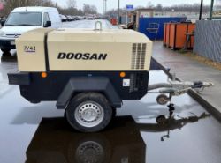 2019 DOOSAN INGERSOLL RAND 7/41 TOWABLE COMPRESSOR
