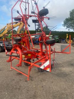 KUHN GF6401 6-ROTOR TEDDER