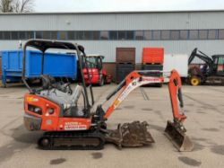 KUBOTA KX015-4 MINI EXCAVATOR / DIGGER – 2016 – 1.5T