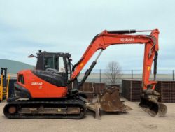 2019 KUBOTA KX080-4 MIDI EXCAVATOR – 8.3 TON