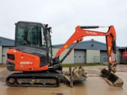 2017 KUBOTA KX030-4 3T MINI EXCAVATOR / DIGGER – Q/H + 3 BUCKETS