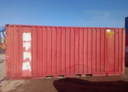 20FT X 8FT SECURE SHIPPING CONTAINER – CANTEEN / OFFICE
