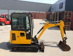 2018 JCB 16C-1 MINI EXCAVATOR – FULL CAB – 1.7 TON