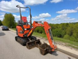 KUBOTA K008-3 1T MICRO EXCAVATOR – 2020 – 1412 HOURS