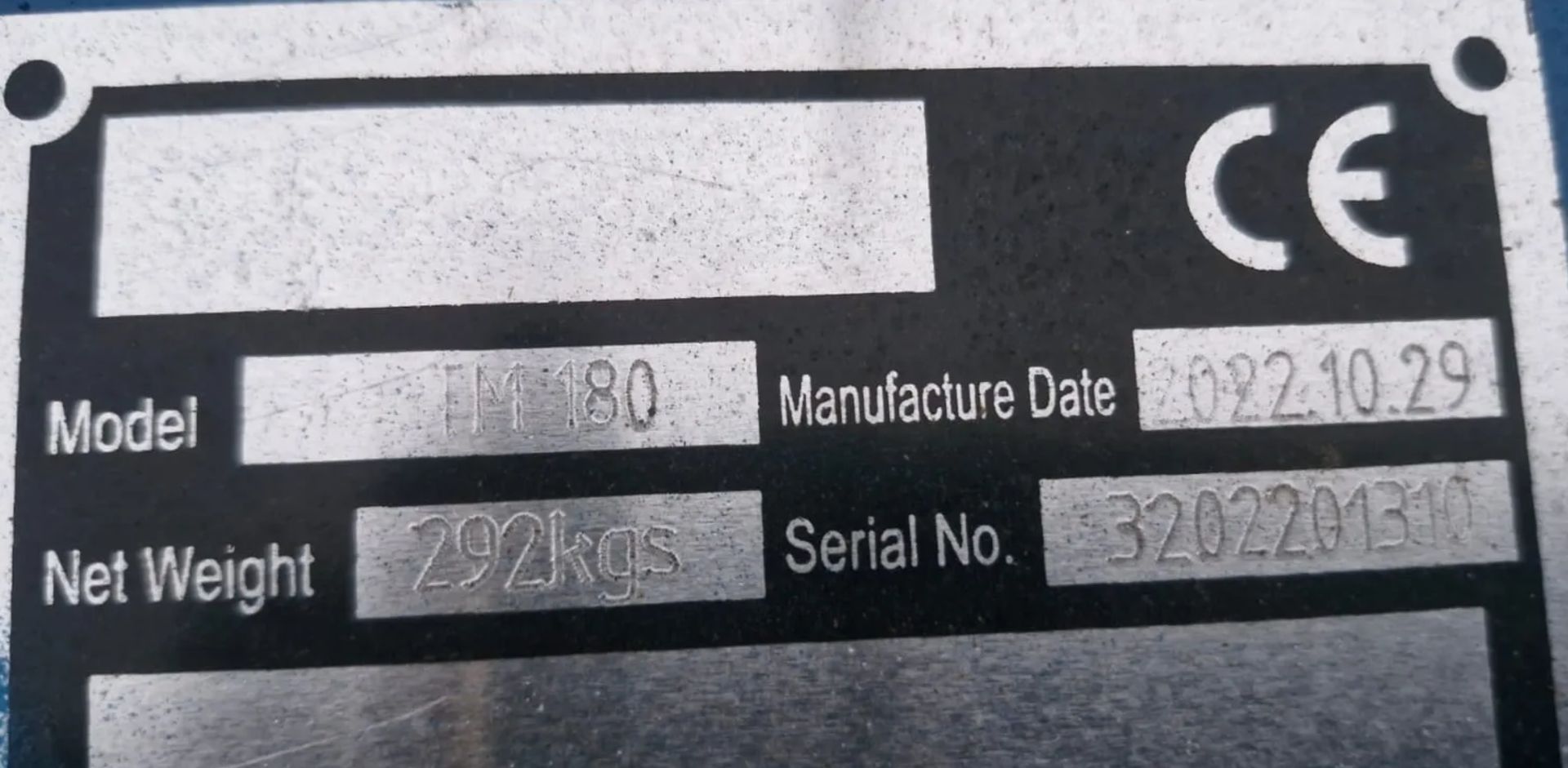 2022 TM180, 6FT TOPPER (NEVER USED) - Image 3 of 4