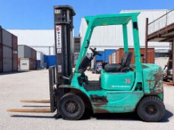 MITSUBISHI FD20K DIESEL FORKLIFT – 2 TON LIFT – 3.88T WEIGHT >>--NO VAT ON HAMMER--<<