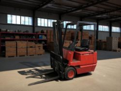 1995 LINDE E18 ELECTRIC 3-WHEEL FORKLIFT**(INCLUDES CHARGER)**