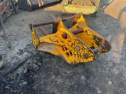 EXCAVATOR PALLET FORKS – 80MM PINS – ADJUSTABLE – SUIT 20 TON MACHINE (DOOSAN, JCB, HITACHI)