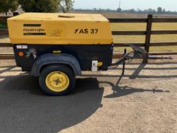ATLAS COPCO XAS 37 TOWABLE COMPRESSOR – 2 TOOL – KUBOTA ENGINE