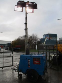 HIMOINSA LIGHTING TOWER – YANMAR DIESEL ENGINE – TOWABLE