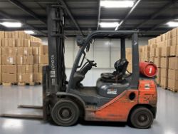 2018 TOYOTA 02-8FGF25 LPG FORKLIFT – 2,500 KG CAPACITY