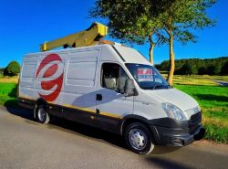 **(ONLY 42K MILEAGE)**2012 (62 PLATE) IVECO DAILY 50C15 – 3.0L 143BHP – LWB CHERRY PICKER