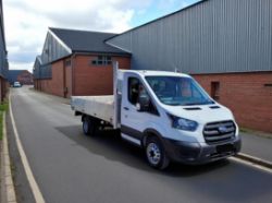 **(ONLY 49K MILEAGE)** 2021 FORD TRANSIT 350 2.0 TDCI 130BHP LWB DROPSIDE – EURO 6