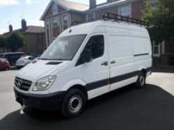 2009 MERCEDES-BENZ SPRINTER 3.5T MWB PANEL VAN >>--NO VAT ON HAMMER--<<