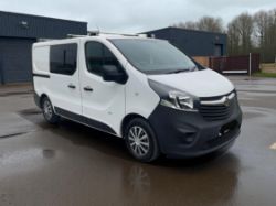 *(ONLY 68K MILEAGE)* 2014 VAUXHALL VIVARO 2900 1.6CDTI 90PS ECOFLEX H1 CAMPERVAN>-NO VAT ON HAMMER-<