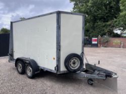 IFOR WILLIAMS BV125 BOX TRAILER – 10FT X 5FT – SOLID FLOOR >>--NO VAT ON HAMMER--<<