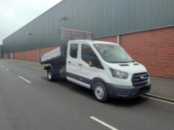 **(ONLY 126K MILEAGE)** 2020 FORD TRANSIT 350 LEADER 130BHP L3H1 CREW CAB TIPPER