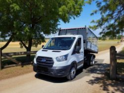 **(ONLY 38K MILEAGE)** 2021 ON 21 PLATE FORD TRANSIT 350 LEADER 130BHP TDCI RWD TRW TIPPER PICK-UP