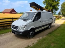 2012 MERCEDES-BENZ SPRINTER 513 CDI VERSALIFT ACCESS PLATFORM CHERRY PICKER