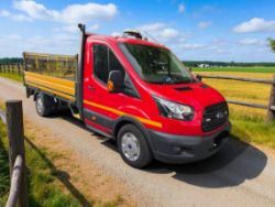 2019 FORD TRANSIT 350 LWB FLATBED TRUCK WITH TAIL LIFT