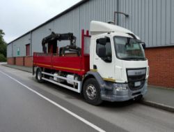 2015 DAF LF 220 18 TON EURO 6 BRICK GRAB TRUCK – HIAB XS111 REMOTE
