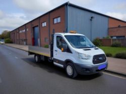 2016 FORD TRANSIT 350 TDCI 125BHP LWB DROPSIDE WITH TAIL LIFT – RWD >>--NO VAT ON HAMMER--<<