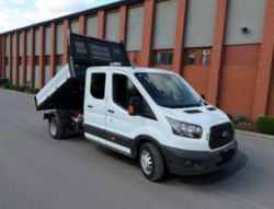 2018 FORD TRANSIT 2.0 TDCI 130 CREWCAB TIPPER – TWIN REAR WHEEL >>--NO VAT ON HAMMER--<<