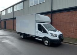 **(ONLY 87K MILEAGE)** 2021/21 FORD TRANSIT 350 LEADER TDCI 130BHP L4H1 LWB LUTON VAN WITH TAIL LIFT