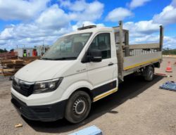 **(ONLY 101K MILEAGE)** 2018/68 MAN TGE 140PS RWD EURO 6 DROPSIDE TRUCK