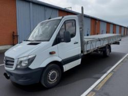 2017 MERCEDES-BENZ SPRINTER 314CDI 3.5T CHASSIS CAB – 18FT BODY – MANUAL