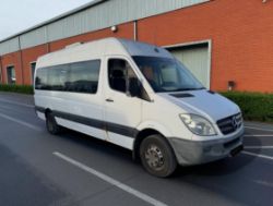 2011 MERCEDES-BENZ SPRINTER 513CDI LWB MINIBUS – ROOF A/C – NIGHT HEATER – DIRECT COUNCIL