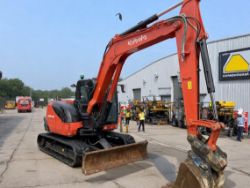 2022 KUBOTA KX080-4 MIDI EXCAVATOR – 916 HOURS