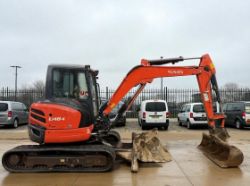 2018 KUBOTA U48-4 4.8T MINI EXCAVATOR – 3 BUCKETS + QUICK HITCH