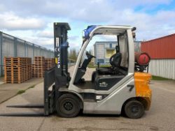 **(INCLUDES CHARGER)** 2022 STILL RCG20 ELECTRIC SIDELOADER FORKLIFT