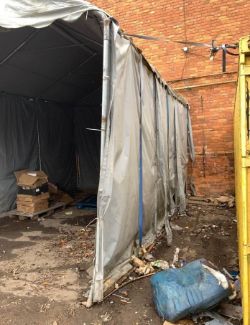 PORTABLE GARAGE HIGH ROOF HEAVY CANVAS